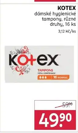 Rossmann Kotex nabídka