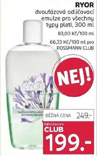 Rossmann Ryor nabídka
