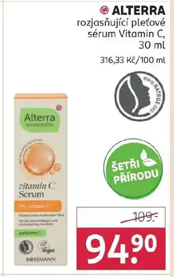 Rossmann Alterra nabídka