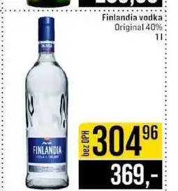 Jip Finlandia vodka Original 40%2 nabídka