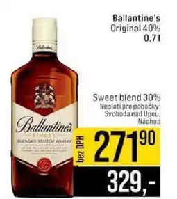 Jip Ballantine's Original 40% nabídka