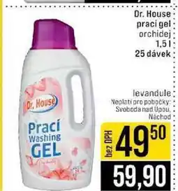 Jip Dr. House prací gel orchidej 1,5l 25 dávek nabídka