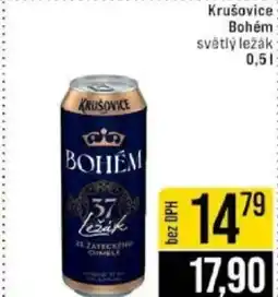 Jip Krušovice Bohém světlý ležák nabídka