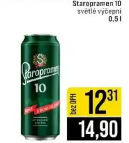 Jip Staropramen 10 světlé výčepní nabídka