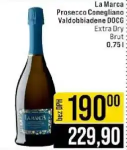 Jip La Marca Prosecco Conegliano Valdobbiadene DOCG Extra Dry Brut nabídka