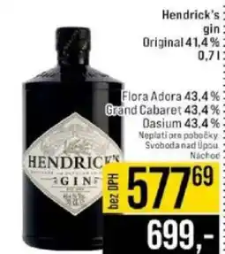 Jip Hendrick's gin Original 41,4% nabídka