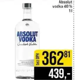 Jip Absolut vodka 40% nabídka