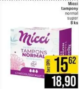 Jip Micci tampony normal super nabídka