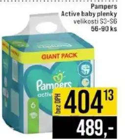 Jip Pampers Active baby plenky nabídka