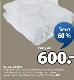 JYSK Přikrývka VIKANES nabídka