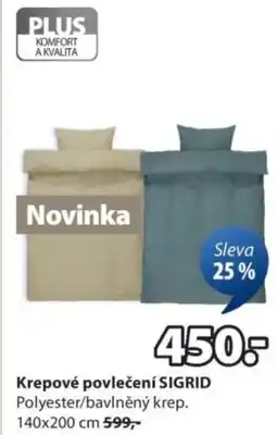 JYSK Krepové povlečení SIGRID nabídka