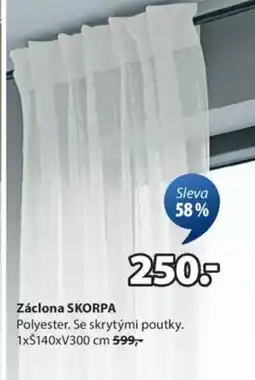 JYSK Záclona SKORPA nabídka