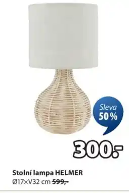JYSK Stolní lampa HELMER nabídka