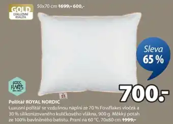 JYSK Polštář ROYAL NORDIC nabídka