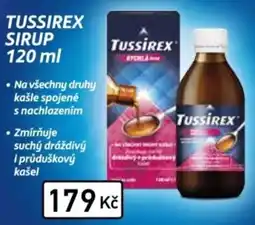 Lékárna AGEL Tussirex sirup nabídka