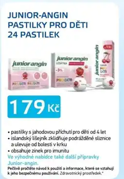 Lékárna AGEL Junior-angin pastilky pro děti 24 pastilek nabídka