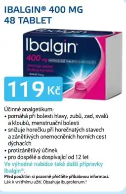 Lékárna AGEL Ibalginⓡ 400 mg 48 tablet nabídka