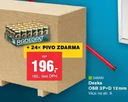 DEK Deska OSB 3P+D 12 mm nabídka
