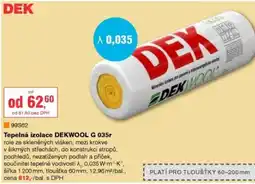 DEK Tepelná izolace DEKWOOL G 035r nabídka