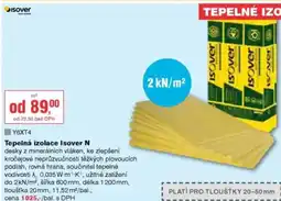 DEK Tepelná izolace Isover N nabídka