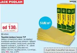 DEK Tepelná izolace Isover T-P nabídka