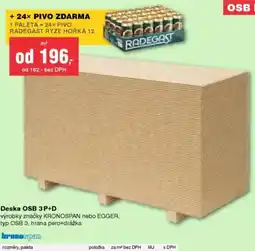 DEK Deska OSB 3P+D nabídka