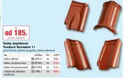 DEK Tašky doplňkové Tondach Sensaton 11 nabídka