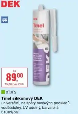 DEK Tmel silikonový DEK nabídka