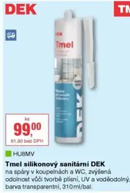 DEK Tmel silikonový sanitární DEK nabídka