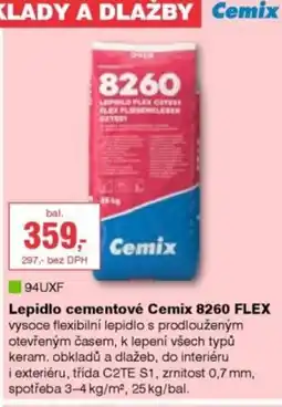 DEK Lepidlo cementové Cemix 8260 FLEX nabídka