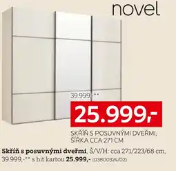 XXXLutz Skříň s posuvnými dveřmi nabídka