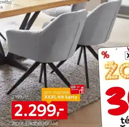 XXXLutz Židle s područkami nabídka