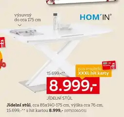 XXXLutz Jídelní stůl nabídka