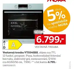 XXXLutz Vestavná trouba VTS545BX nabídka