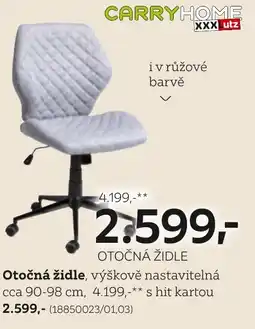 XXXLutz Otočná židle nabídka