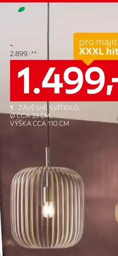 XXXLutz Závěsné svítidlo nabídka
