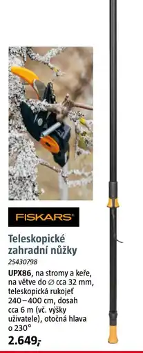 Bauhaus FISKARS Teleskopické zahradní nůžky UPX86 nabídka