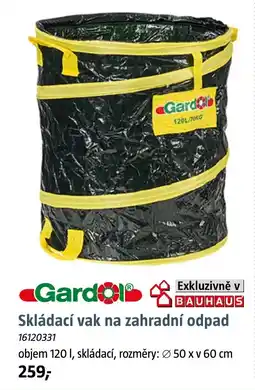 Bauhaus Skládací vak na zahradní odpad nabídka