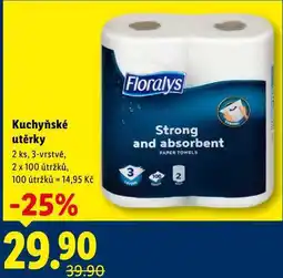 Lidl Kuchyňské utěrky, 2 ks nabídka
