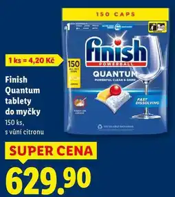 Lidl Finish Quantum tablety do myčky, 150 ks nabídka