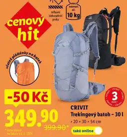 Lidl Trekingový batoh nabídka