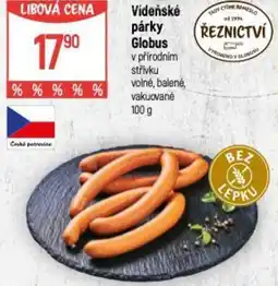 Globus Vídeňské párky Globus nabídka
