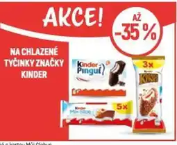 Globus Na chlazené tyčinky značky Kinder nabídka
