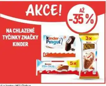 Na chlazené tyčinky značky Kinder