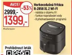 Globus Horkovzdušná fritéza R-2858 XL 2 Wi-fi nabídka