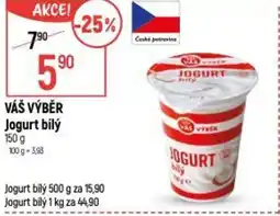 Globus VÁŠ VÝBĚR Jogurt bílý nabídka