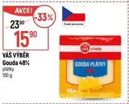 Globus VÁŠ VÝBĚR Gouda 48% nabídka