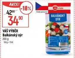 Globus VÁŠ VÝBĚR Balkánský sýr nabídka