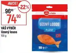 Globus VÁŠ VÝBĚR Uzený losos nabídka