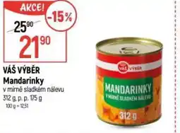 Globus VÁŠ VÝBĚR Mandarinky nabídka